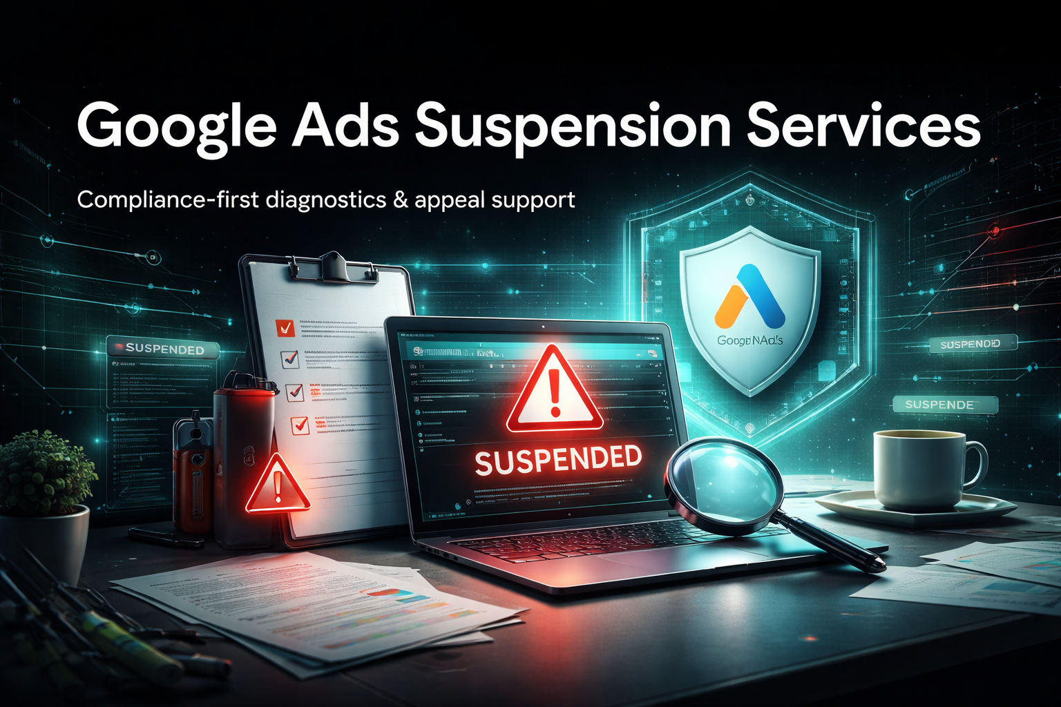 Google Ads suspension recovery and compliance audit