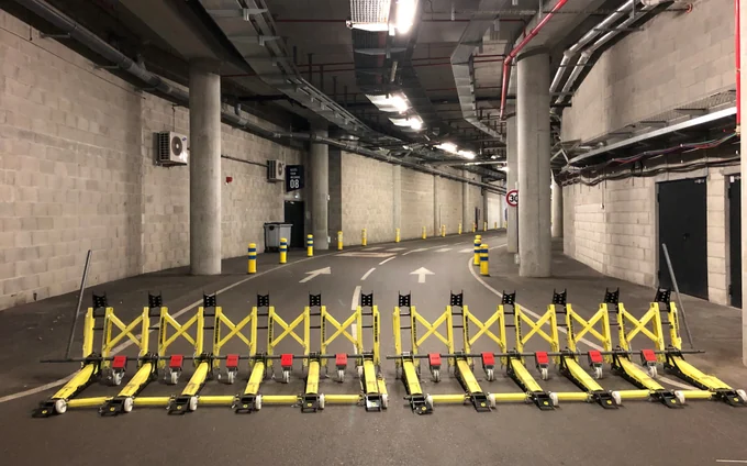 MVB3X vehicle barriers: venue parking control.